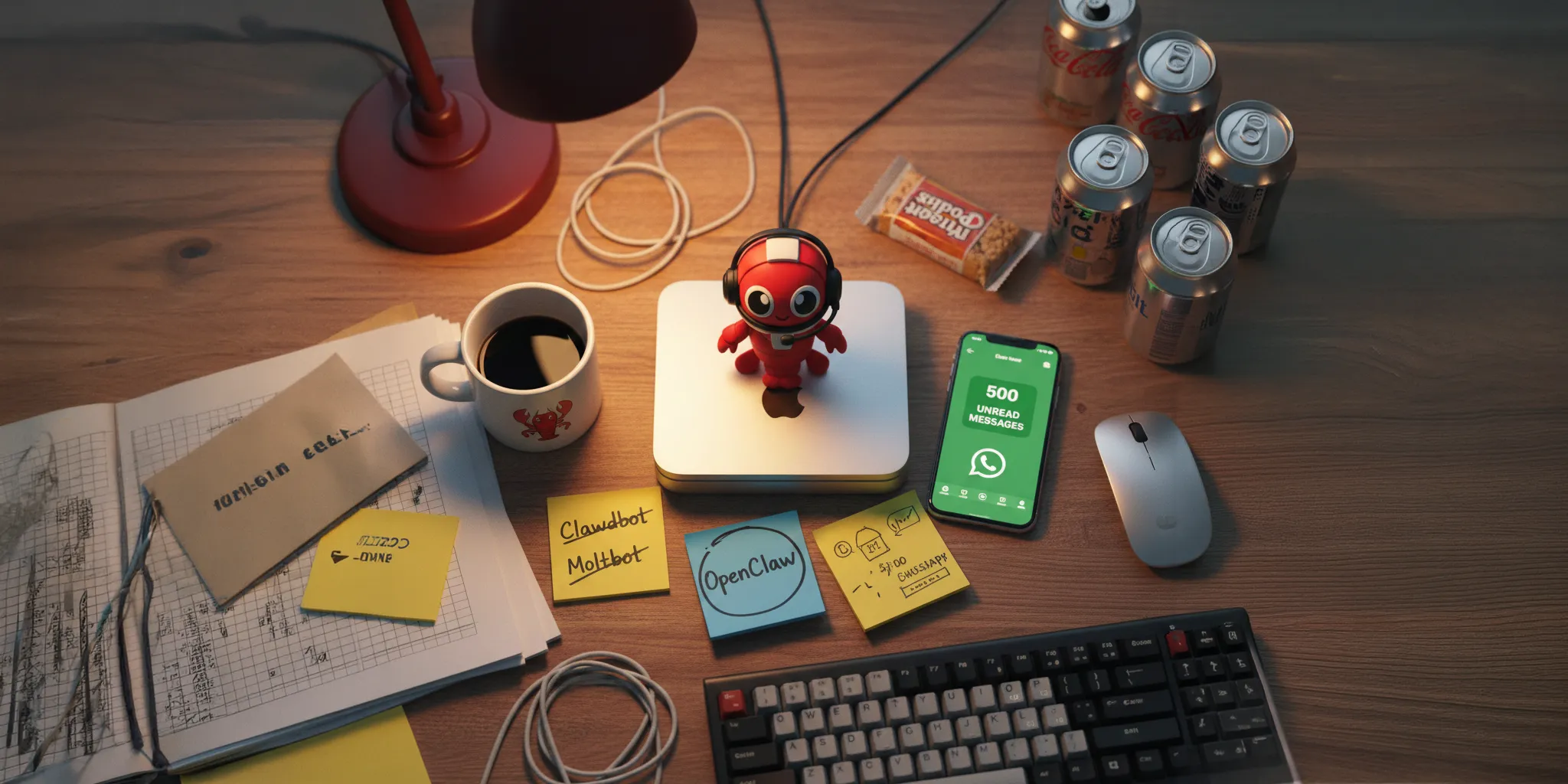 Cover art for the OpenClaw open-source AI agent article